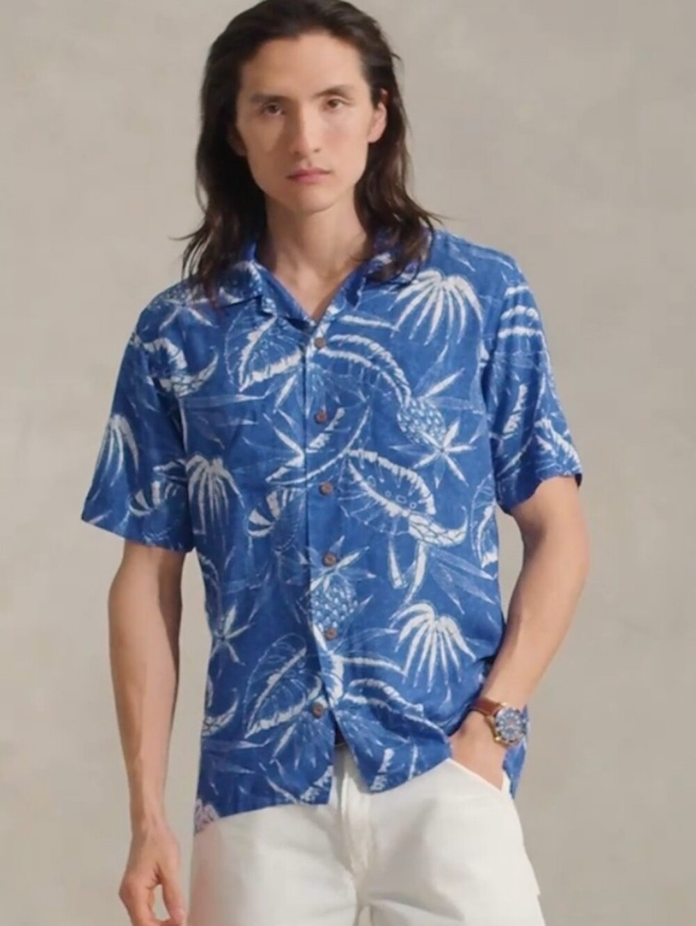Polo Ralph Lauren Hoffman Print Camp Shirt. Classic Fit. Nwt. Gift.